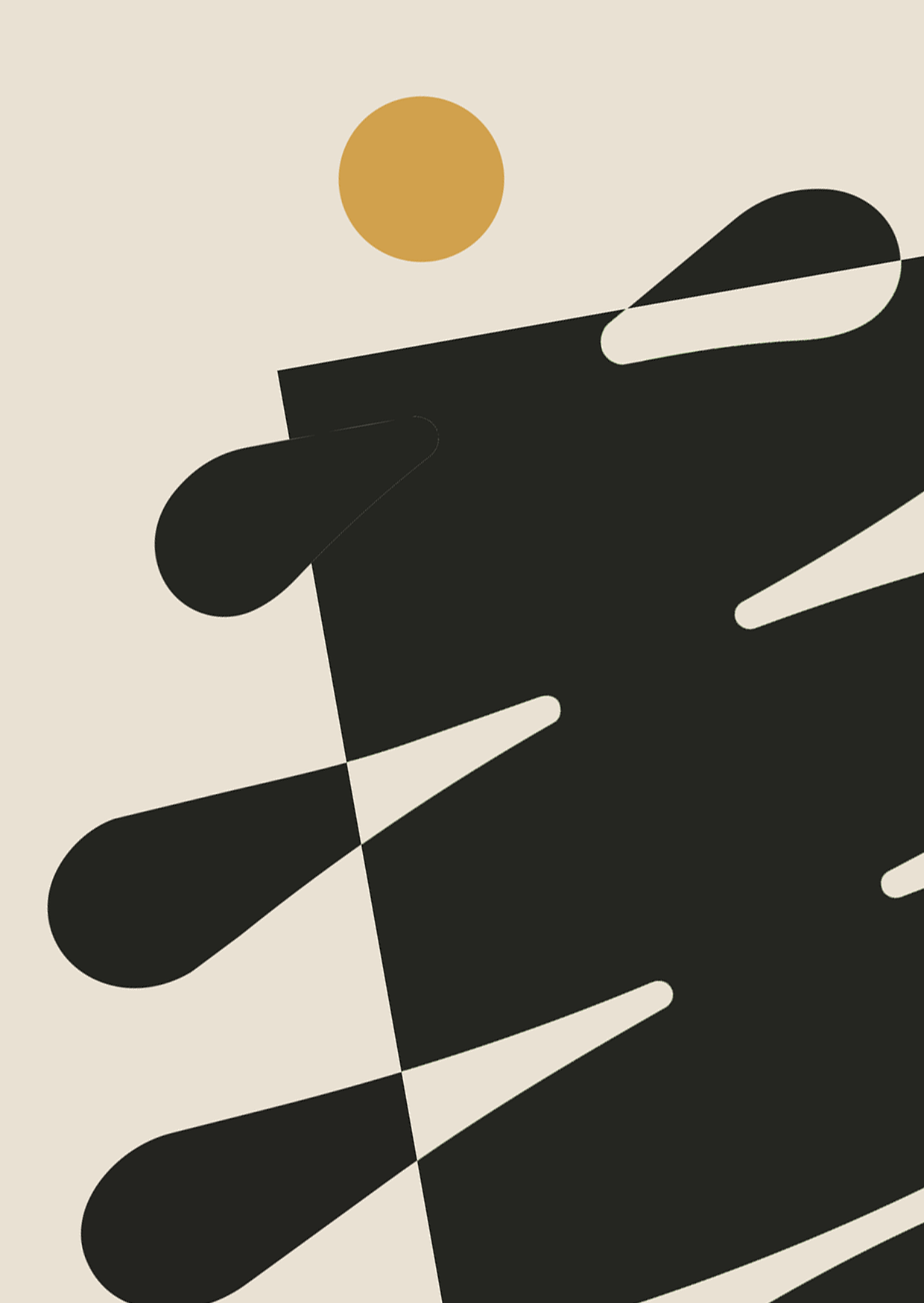 Abstract cellular texture